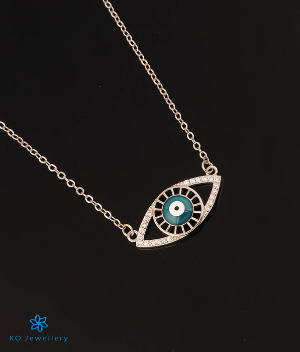 The Mura Evileye Silver Necklace