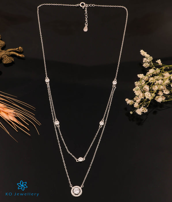 The Nazia Silver Layered Necklace