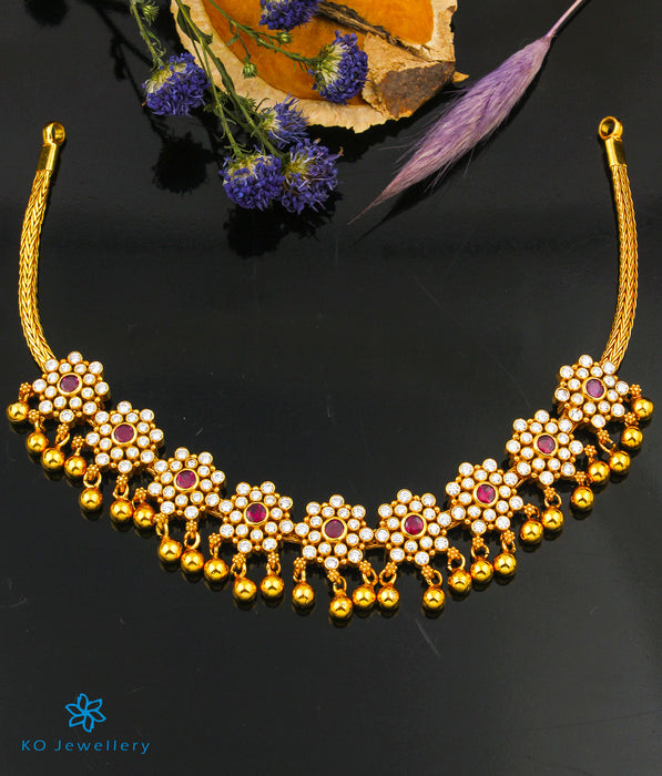 The Samad Silver Floral Necklace
