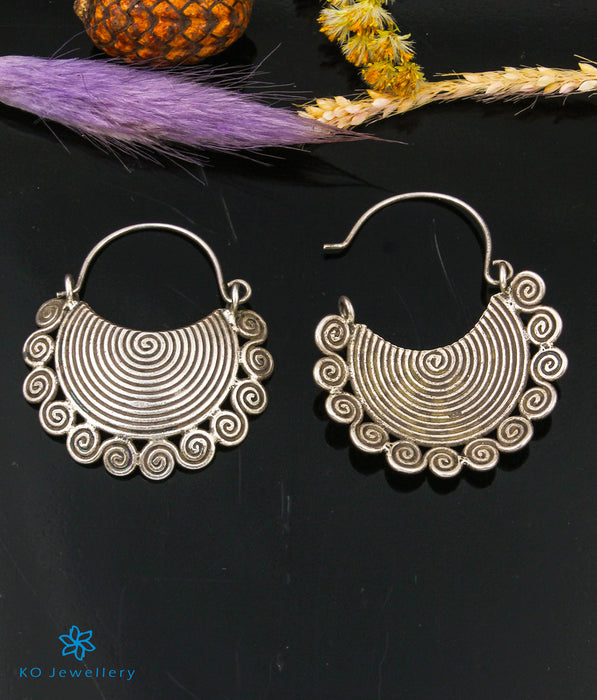 The Ameerah Silver Hoop Earrings