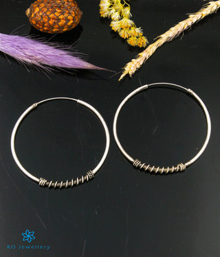 Copy of The Grace Silver Hoop Earrings