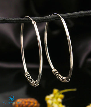 Copy of The Grace Silver Hoop Earrings