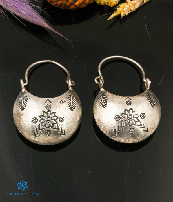The Arely Silver Hoop Earrings