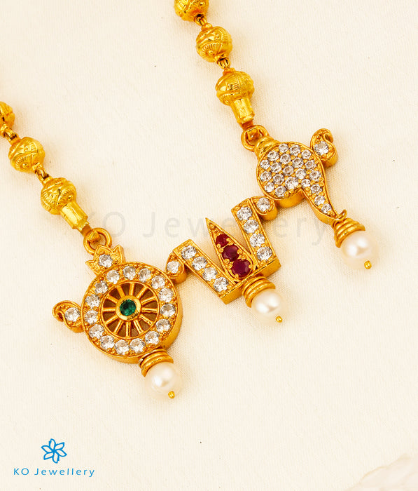 The Vajra Shankhu, Chakra Nama Silver Necklace
