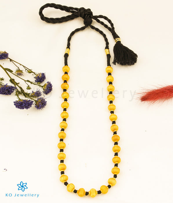 The Vaishnavi Jomale Silver Necklace (Black/Short)