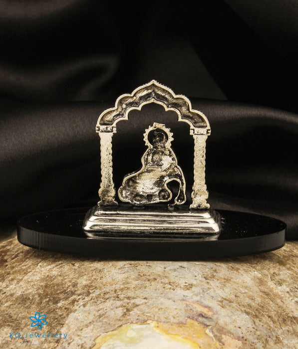 The Baby Krishna Silver Idol