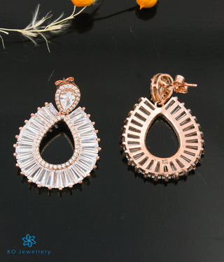 The Fulki Silver Rose-Gold Earrings