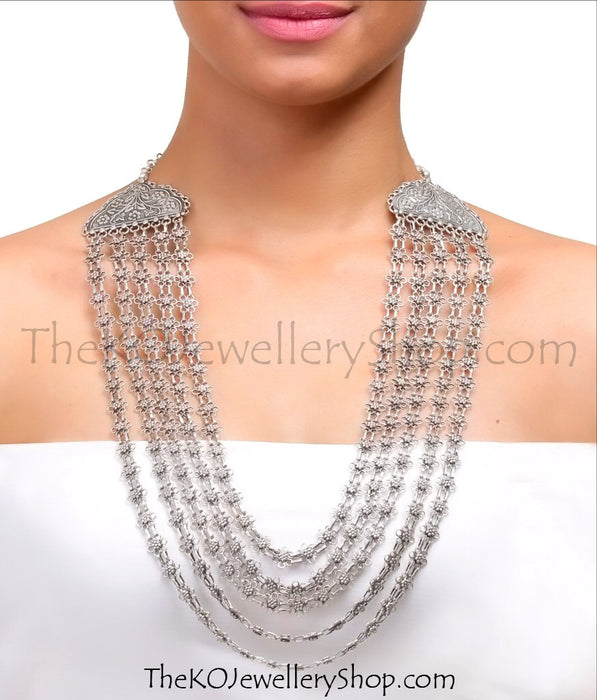 Shop online for women’s silver ornate necklace jewellery
