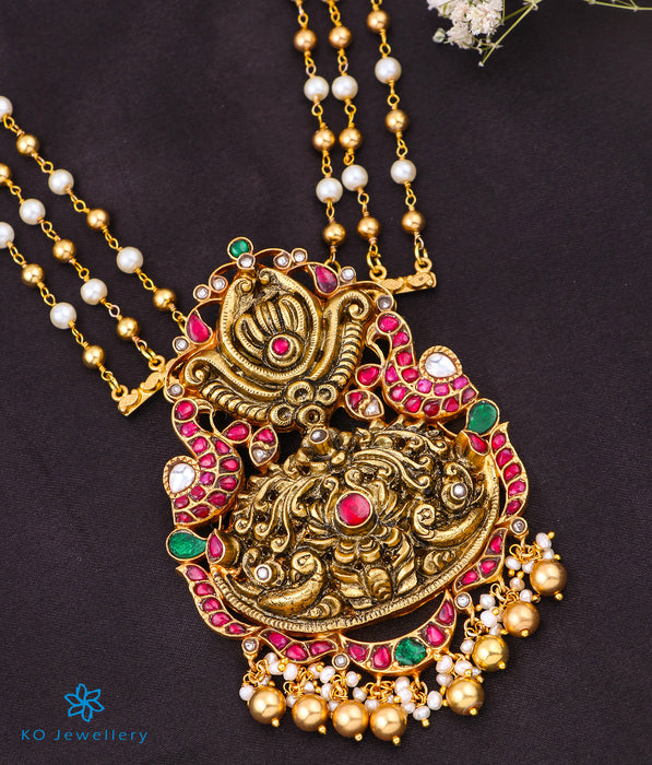 The Ashvika Silver Kundan Necklace