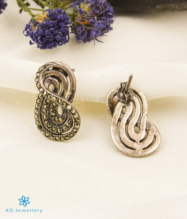 The Nargis Silver Marcasite Earrings