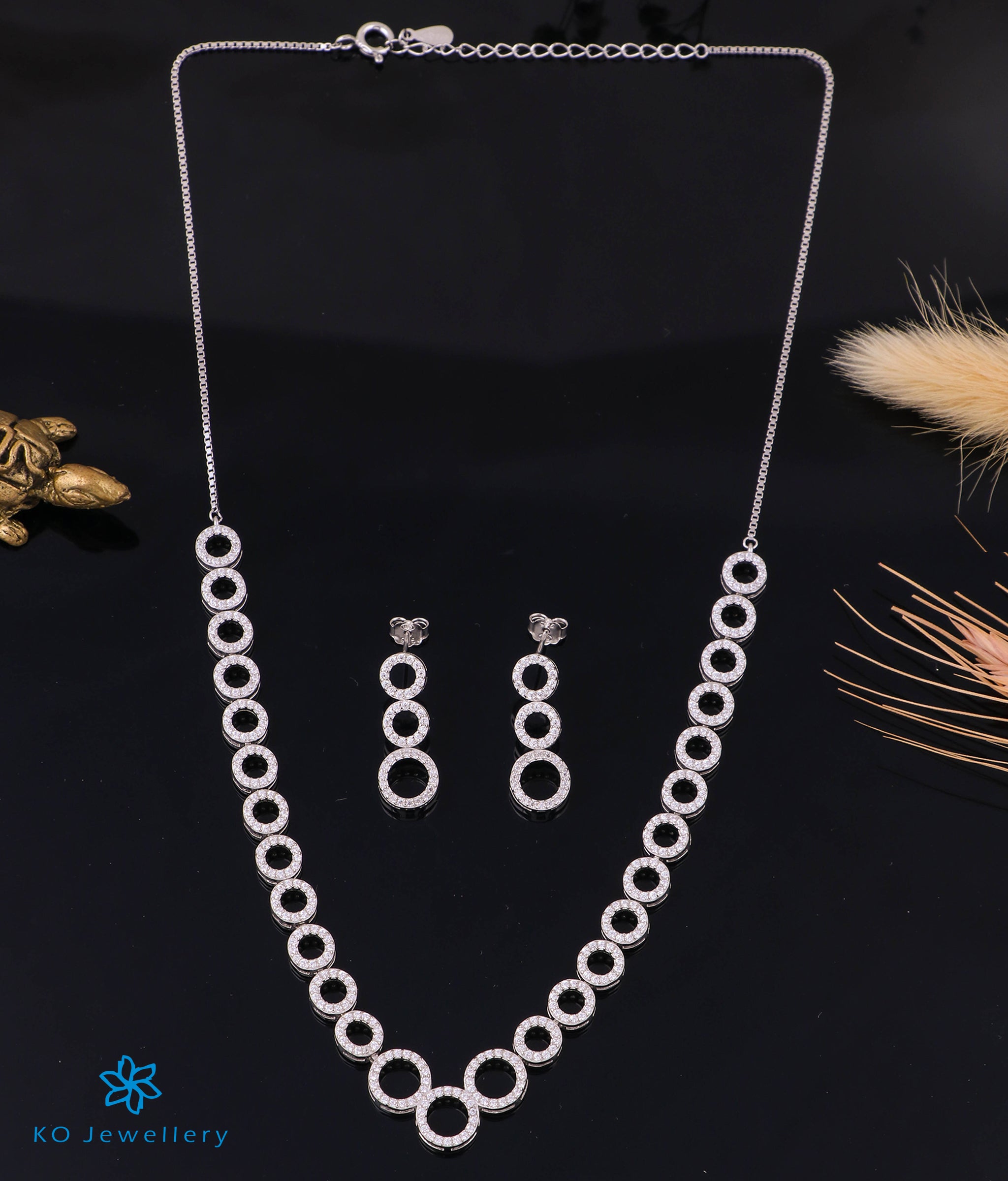 Buy Silver Necklaces, 925 Sterling Silver necklace sets online India