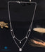 Rhodium-plated Sterling Silver 925 necklace.
