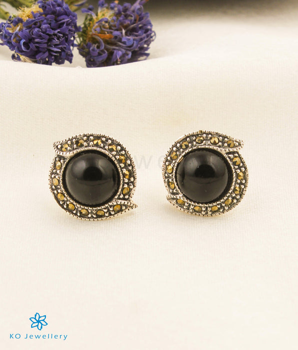 The Zoya Silver Marcasite Earrings