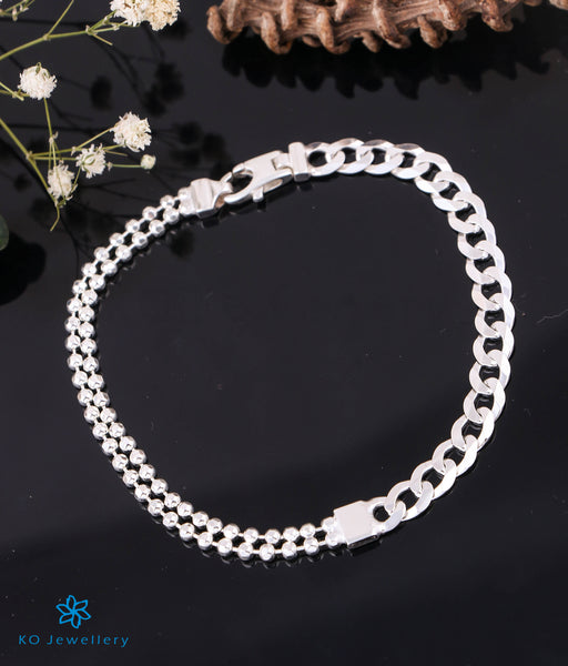 Mens Silver Bracelet, 60 Gm at Rs 2500/piece in Kolkata | ID: 21891631030