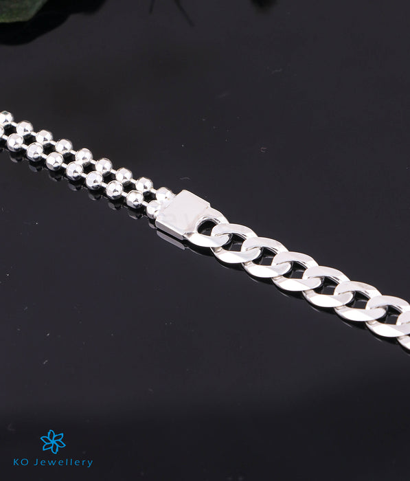The Virat Silver Link Bracelet