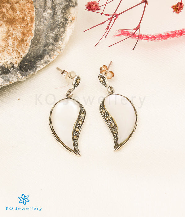 The Paisley Silver Marcasite Earrings