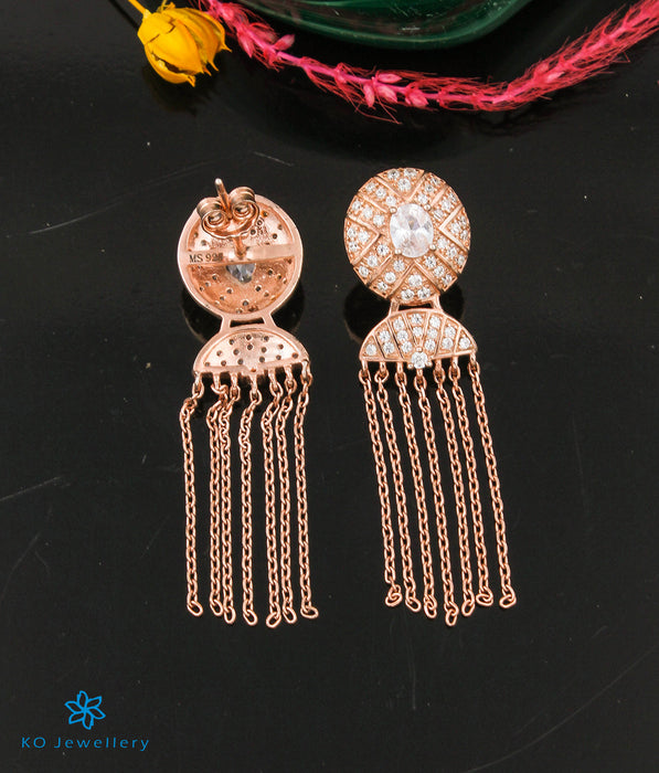 The Norina Silver Rosegold Earrings