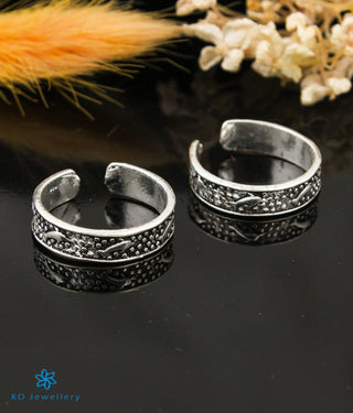 The Matsya Silver Toe-Rings