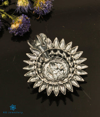 The Vineela Silver Kodava Thali Pendant (Oxidised)