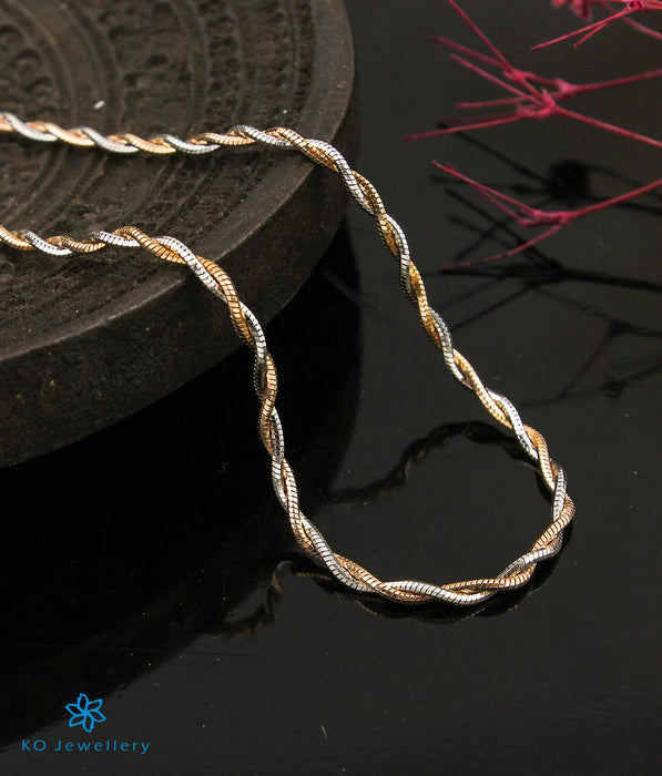The Moira Silver Rosegold Chain