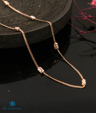The Blanc Silver Rose gold Chain