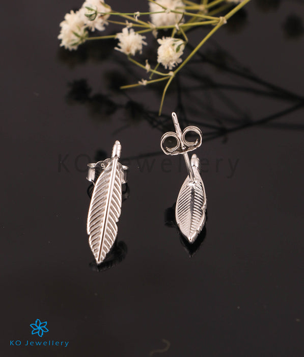 The Feather Silver Pendant Set
