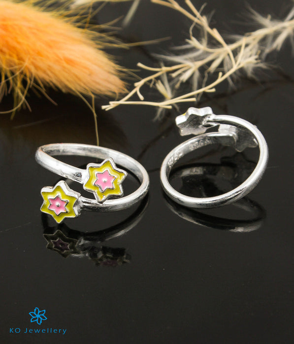 The Starry Silver Toe-Rings (Yellow)