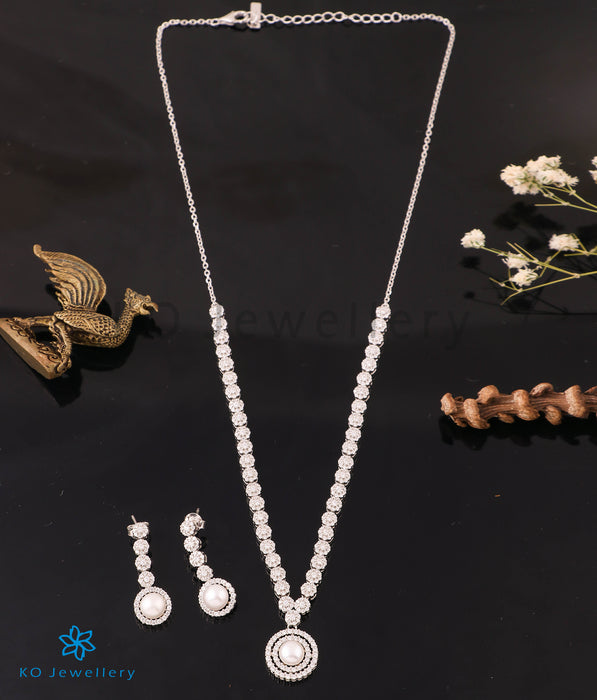 The Saniya Silver Necklace Set