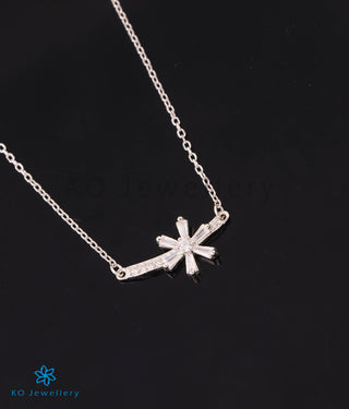 The Orchid Silver Bar Necklace