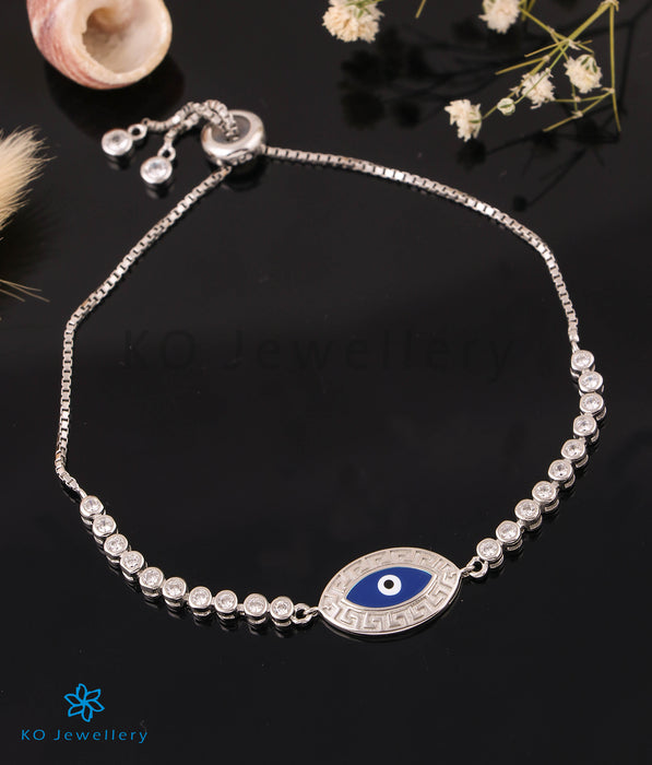 The Adira Evileye Silver Bracelet