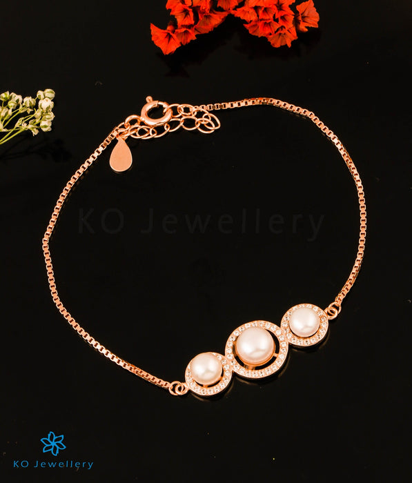 Classy 3 Pearl Chain Bracelet | Krush Kandy Boutique | Phoenix, AZ