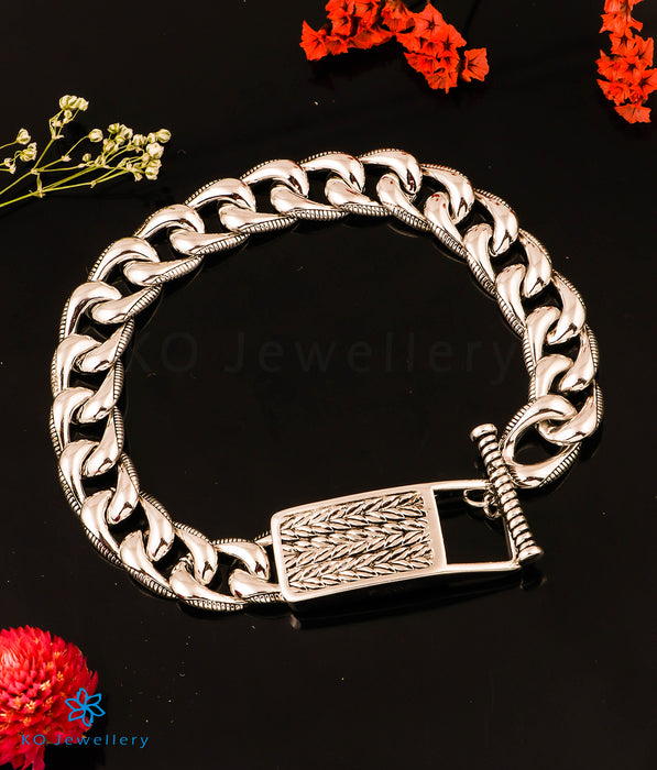 Order Silver 925 Rhodium Rosegold Men Bracelet (26.5 Grams) Online From  Sureshchand Dalichand Solanki (SDS JEWELLERS),Pune