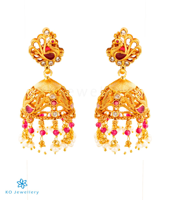Buy Trendy New Small Gold Jhumka Designs Buy South Indian 1 Gram Gold Jewellery  Online