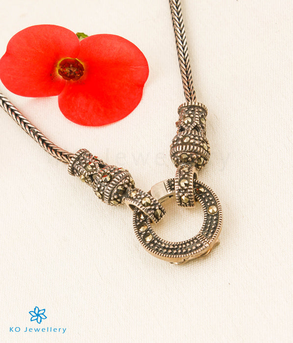The Aileen Silver Marcasite Chain/Necklace
