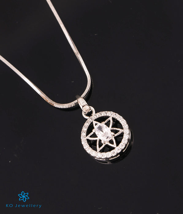 The Star Solitaire Silver Pendant