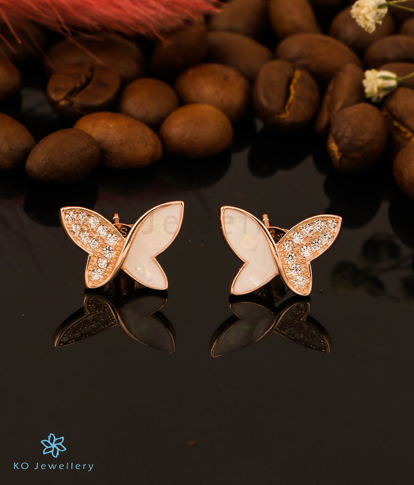 Buy Rose Gold Earrings, Bridal Jewelry, Dangle Earrings, Wedding Earring, Rose  Gold Jewelry E069 Online in India - Etsy