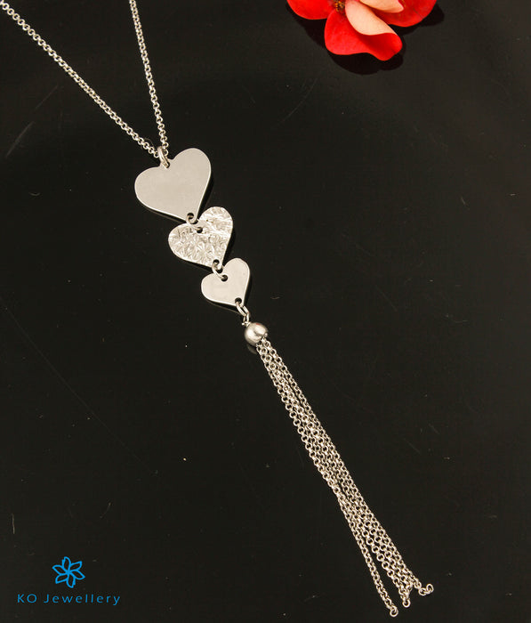 The Irene Heart Silver Necklace
