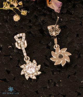 The Floral Dream Silver Earrings