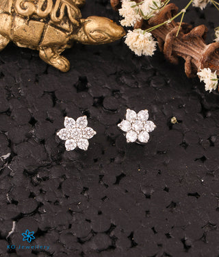 The Classic Sparkle Silver Earrings