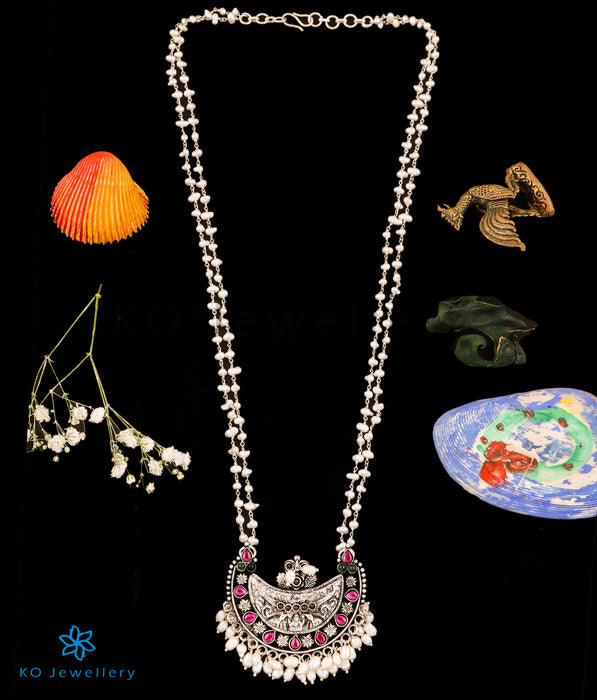 The Madhavi Kokkethathi Silver Pearl Necklace