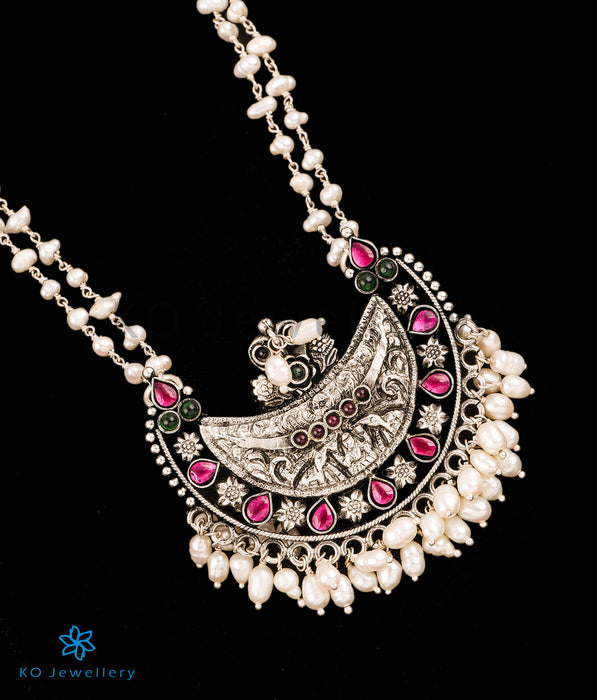 The Madhavi Kokkethathi Silver Pearl Necklace