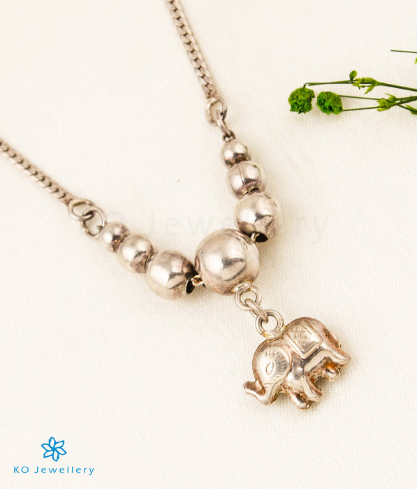 The Elephant Silver Necklace