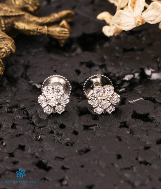 The Floral Fantasy Silver Earstuds