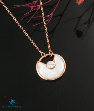 The Brise Silver Rose-gold Necklace