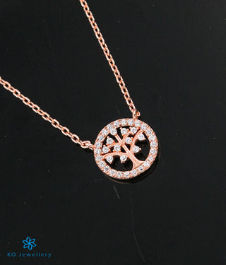 The Tree Silver Rose-gold Necklace