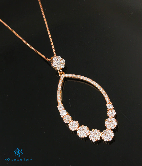 The Megan Silver Rose-gold Necklace
