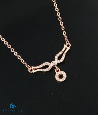 The Elegance Silver Rose-gold Necklace