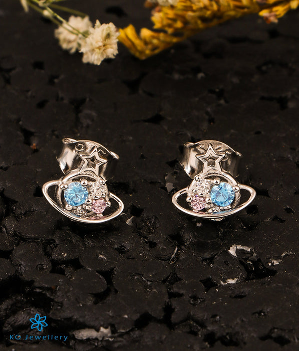 The Astral Silver Earrings