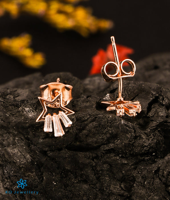 The Starglow Silver Rosegold Earstuds