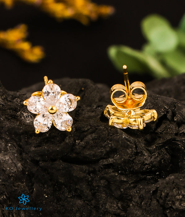 The Enchanting Flower Silver Rosegold Earstuds